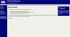 Desktop Screenshot of meritexchange.com